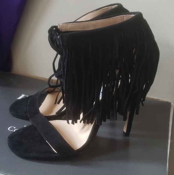 Steve Madden Fringe Heels - Picture 3 of 3